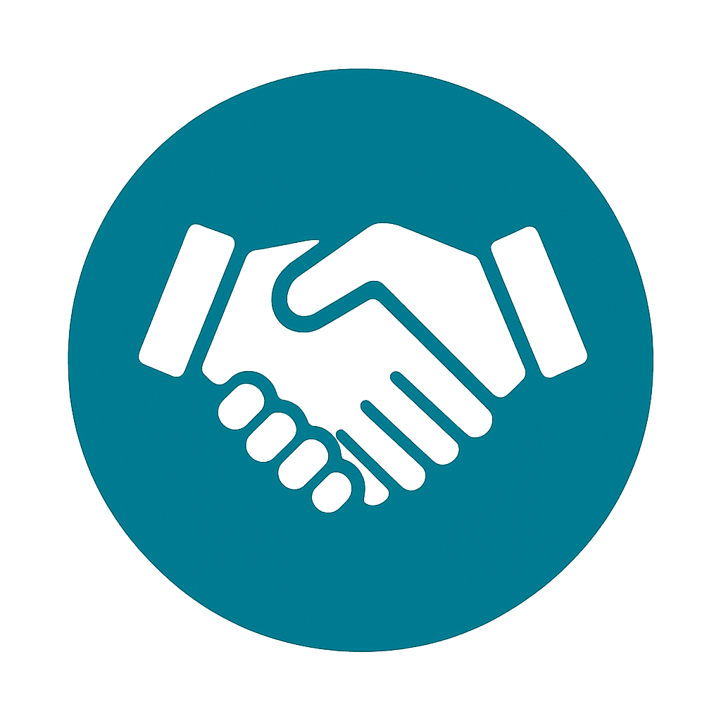 Integrity – handshake icon symbolizing honest service at All Comfort Air